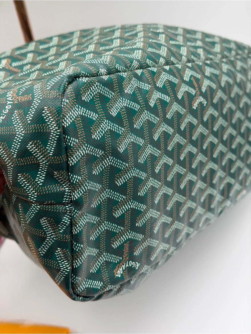 Goyard Boheme Rare Green Goyard line hobo  Shoulder Bag with pouch🔥